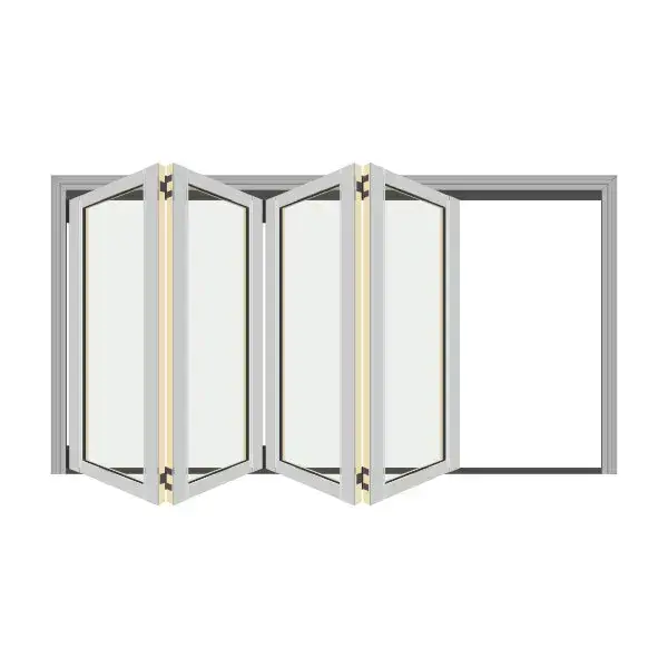 Stacking folding aluminium windows